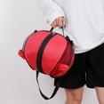 thumbnail image 6 of Basketball Shoulder Bag Sports Ball Bag Oxford Fabric , Also for Storing Clothes or Sports Shoes Wear Resistant Professional Accessory Red, 6 of 8