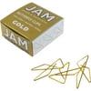 JAM Paper Butterfly Clips, 1.5 inch, Gold Paperclips, 15/Pack