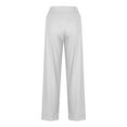 thumbnail image 3 of Jalioing Women's High Waist Lounge Pants Baggy Loose Athletic Yoga Trousers Casual Workout Slacks with Pocket, 3 of 6
