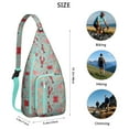 thumbnail image 3 of Tropical Lobster Crossbody Bag - Playful Sea Life Chest Pack with Crustacean & Ocean Prints, Breathable Tear-resistant Sling for Beach & Seaside Fun, 3 of 4