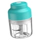 thumbnail image 2 of Naiovety Picadora de verduras Dido, picadora de ajo eléctrica USB, molinillo de cocina recargable inalámbrico Herramientas y accesorios para hornear Azul 250ml, 2 of 6