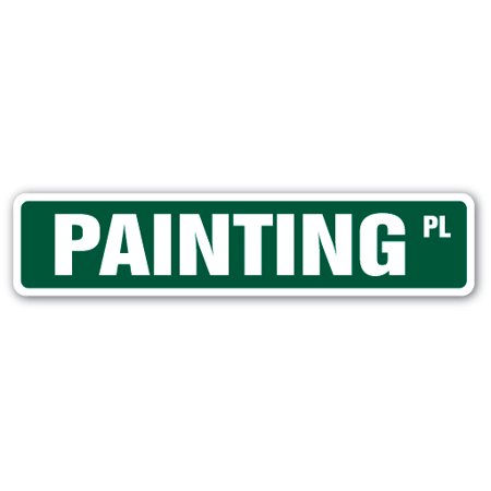 Painting Street [3 Pack] of Vinyl Decal Stickers |for Laptop Car