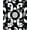 Black, Pattern 2, variant on ODIKA 4'x6' Machine Washable Non-Slip Area Rug, Eclectic Music Iconography Featuring Vintage Record Player Motifs High Traffic Rug, Black, 88448