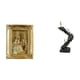 thumbnail image 1 of Marco de fotos,Soporte para marco de fotos de resina,colgador de tarjetas,Estatua de escalera,Estatua de escalera con libros para escalar,decoración artística,Escultura de escalera de, 1 of 8