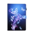 thumbnail image 5 of Dteck Case for iPad Pro 11-in. (M4) 2024,Magnetic Smart Pattern Leather Card Slots Wallet Case Shockproof Rubber Kickstand Cover for iPad Pro 11" 2024,Butterfly, 5 of 6