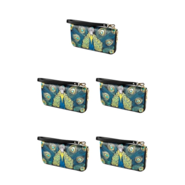 Qarigey Monedero de mujer elegante reemplazo impermeable foto Clip elegante billetera Notecase regalo de cumpleaños con cordón tipo azul Type2 NO2