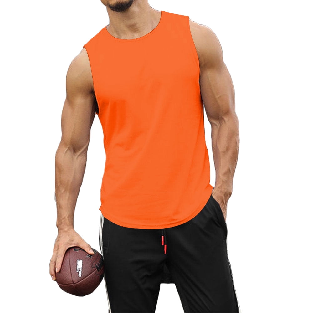 Saodimallsu Men Tank Tops Sport Muscle Quick Dry Tee Shirt