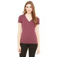 thumbnail image 1 of Bella + Canvas T-Shirt à Manches Courtes Col en V Profond pour Femmes, 1 of 6