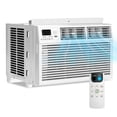 thumbnail image 1 of Aire acondicionado de ventana Electactic de 8000 BTU con control remoto, temporizador y fácil instalación, 1 of 4