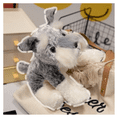 thumbnail image 3 of Peluche Belug Perrito Schnauzer GRIS BLANCO, 3 of 5