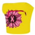 thumbnail image 4 of Alkepwun Breast Cancer Awareness Women's Strapless Bandeau Seamless Bra Non-Padded Wireless Tube Top, 4 of 4