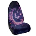 thumbnail image 2 of XYZCANDO Butterflies and Moon Sweating Car Seat Cover Cooling Microfiber, Compatible with Auto Interior Van, for Sedan Trucks SUV, 2 of 7