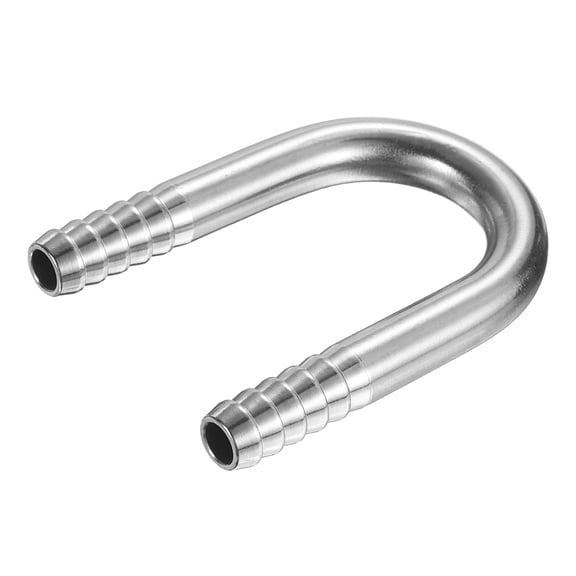 U Shaped Hose Barb Fitting 3/8" (10mm) OD 304 Stainless Steel U-Joint Connector