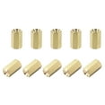 thumbnail image 5 of Uxcell M2.5x8mm Female to Female Hex Brass Spacer 50 Count, 5 of 5