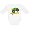 thumbnail image 3 of Inktastic Happy St. Patrick's Day monster truck with leprechaun Boys or Girls Long Sleeve Baby Bodysuit, 3 of 5