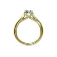 thumbnail image 2 of 1.00 Carat Excellent Oval Cut Real Diamond New Design Solitaire Ring for Wedding and Engagement Solid 14K Yellow Gold Size 11, 2 of 8