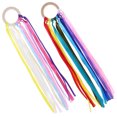 thumbnail image 3 of 2pcs Rainbow Ribbon Wooden Toys Creative Hand Kite Rainbow Color Hand Kite, 3 of 9