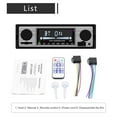 thumbnail image 6 of Bluetooth Vintage Car Radio MP3 Player Stereo USB AUX Classic Car Stereo Audio, 6 of 8