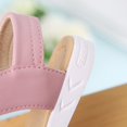 thumbnail image 5 of RTKFRFLM Girls Soft Sole Sandals Floral Decor Magic Tape Princess Dress Shoes White 18-24 Months, 5 of 8