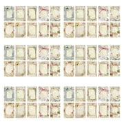 Hesroicy Vintage Memo Pads - 60 Sheets Smooth Writing Decorative Notepads for Journaling and Scrapbooking