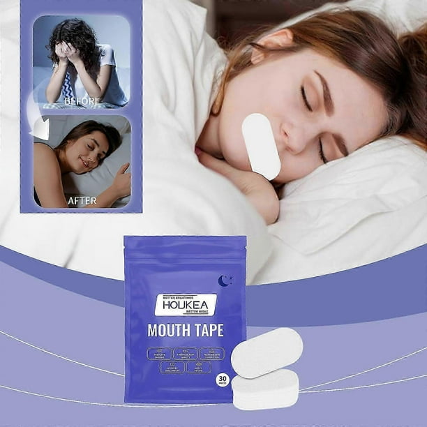 Mouth Tape for Sleeping, Promotes Nose Breathing Mouth Sleep Strip, Sleep Aids, Breathable 30pcs