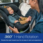 Fit360® ClearTex® Rotating Convertible Car Seat with 360 Degree Rotation for Rear-Facing and Forward-Facing, LeverLock® Self-Tensioning Lock System