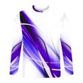 thumbnail image 7 of Wavsuf 2pcs Jogger Set Men Long Sweatsuits Sets for Mens Tight Shirt Sweatshirt and Sweatpants Purple Size 5XL, 7 of 7
