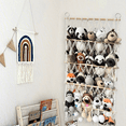 thumbnail image 3 of Organisateur Mural pour Peluches Filet Hamac Rangement Jouets en Peluche Boho Macramé, Noir, 3 of 7