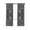 black, variant on Black and White Blackout Curtains 84 Inches Long for Bedroom, Modern Luxurious Geometric Abstract Art Thermal Insulated Room Darkening Black Out Window Curtain Panels Grommet Drapes for Living Room
