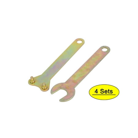 

Angle Grinder Spanner Wrench Lock Nut Hand Tool 112mm Long 4 in 1 Set