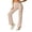 Beige, variant on Stamzod Flare Pants for Women Fashion Polka Dots Printed High Waisted Leggings Loose Fit Stretchy Yoga Pants