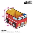 thumbnail image 2 of ECR4Kids SoftZone My Safe Space Toy Fire Truck for Kids, 2 of 5