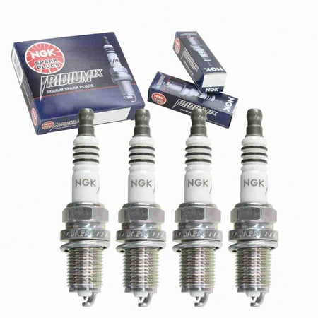 4 pc NGK 2669 Iridium IX Spark Plugs for 3286 3287 3336 3369 4052 5312 5315 F08DC IK27 IQ27 K27AZ K27PR-ZU K29AZ Q27PR-ZU Ignition Wire Secondary