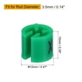 thumbnail image 2 of Marcadores de percha de ropa de 160 piezas, etiquetas de tamaño XL, adecuadas para varillas de 3.5 mm, etiqueta de color para perchas de ropa, verde, 2 of 7