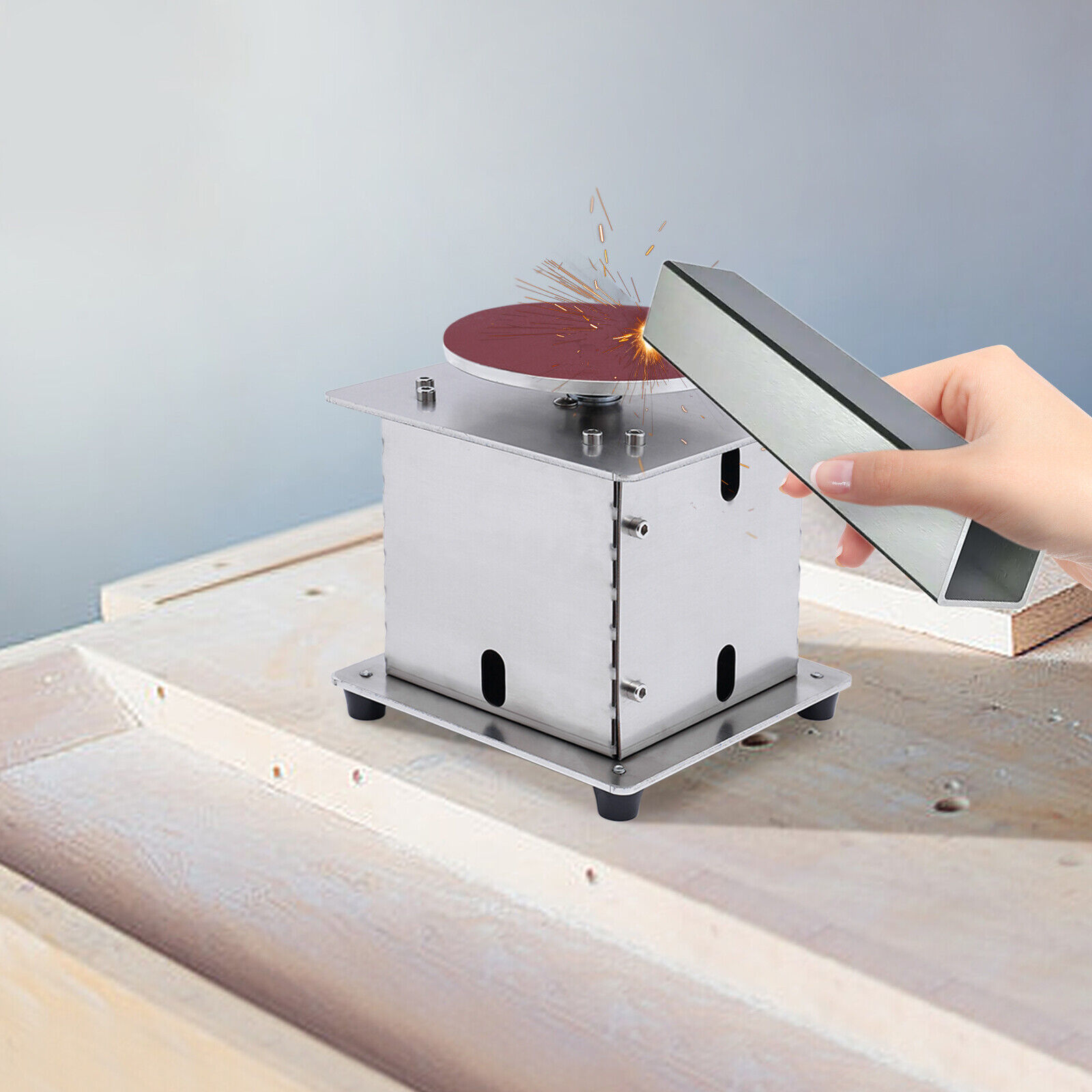 Mini Sander 4-Inch Mini Disc Sander - 200W Tabletop Sanding Machine ...