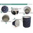thumbnail image 3 of Cesta de almacenamiento, cesto de lavandería de lona para guardería, plegable con revestimiento de PE impermeable, cestas de almacenamiento grandes para niños y niñas, oficina, dormitorio, 3 of 5
