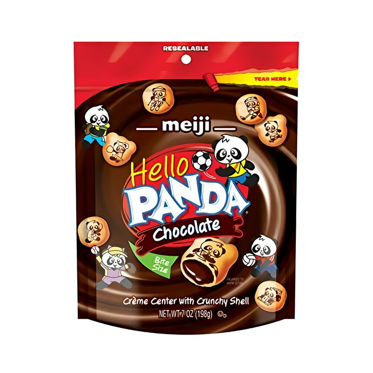 Meiji Hello Panda Chocolate Cookies, 7 oz - Pack of 6 - Walmart.com