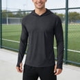 thumbnail image 2 of MEZZALL Sweatshirts For Men Solid Color Long Sleeve Hoodies Lightweight Pullover Sun Shirt Outdoor Athletic Casual Wear Comfortable Breathable Basic Daily Stylish Travel Tops, 2 of 5