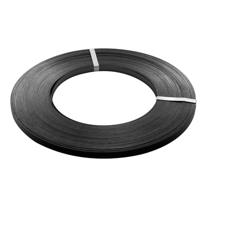 KFFKFF Steel Strapping Coil, 3/4 in x 0.02 in x 1640 ft, Durable Metal Banding Roll for Tough Conditions, 1700 lbs Break Strength, Heavy-Duty Pallet Strap for Secure Packing