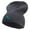 Charcoal, variant on Simple Map of Mexico Logo Embroidered Big Size Cotton Short Beanie - Black XL-3XL