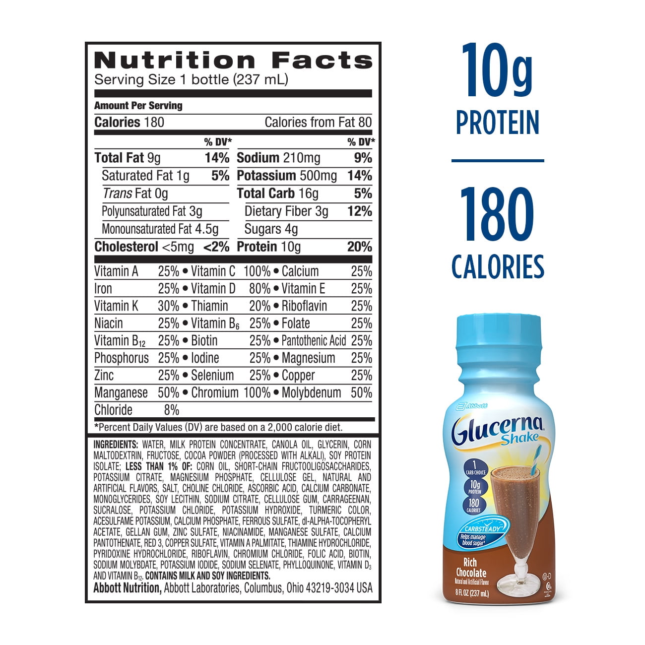 Glucerna Nutrition Label Besto Blog