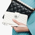 thumbnail image 6 of for Google Pixel 9 Pro XL Wallet Case, Elegant Card Holder Cash Slot PU Leather Kickstand Wrist Strap Wallet Shockproof Protective Flip Women Girls Case Cover for Google Pixel 9 Pro XL, White, 6 of 7