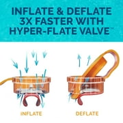 SwimWays Spring Float, Inflatable Pool Lounge Chair for Ages 15+, Blue