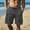 Dark Gray, variant on Men's Sports Leisure Cargo Shorts Lightweight Stretch Athletic Shorts for Hiking Jogger Gym Beach