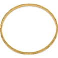 thumbnail image 2 of 14K Yellow Gold 3/16 Laser Cut Hinged Bangle Bracelet (7 X 5) Made In United States lz3/16, 2 of 5