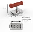 thumbnail image 3 of Jar Opener for Seniors with Arthritis & Weak Hands, Easy Twist Jar Openers, Adjustable Multifunctional Jar Lid Opener, Jar Bottle Cap Opener Gripper, Useful Gifts for Elderly/Women/Men (Wood Handle), 3 of 4