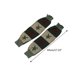 thumbnail image 3 of Women Winter Faux Wool Knit Leg Warmers Colorblock Striped Star Jacquard Crochet Boot Cuffs Sleeves Knee High Footless Socks Stockings Garters Ginger, 3 of 4