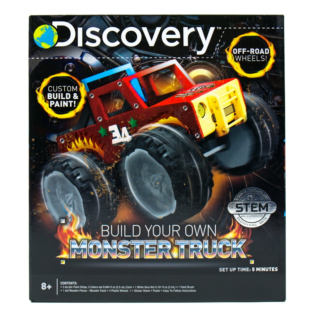 Discovery Build Your Own Monster Truck Play Vehicle