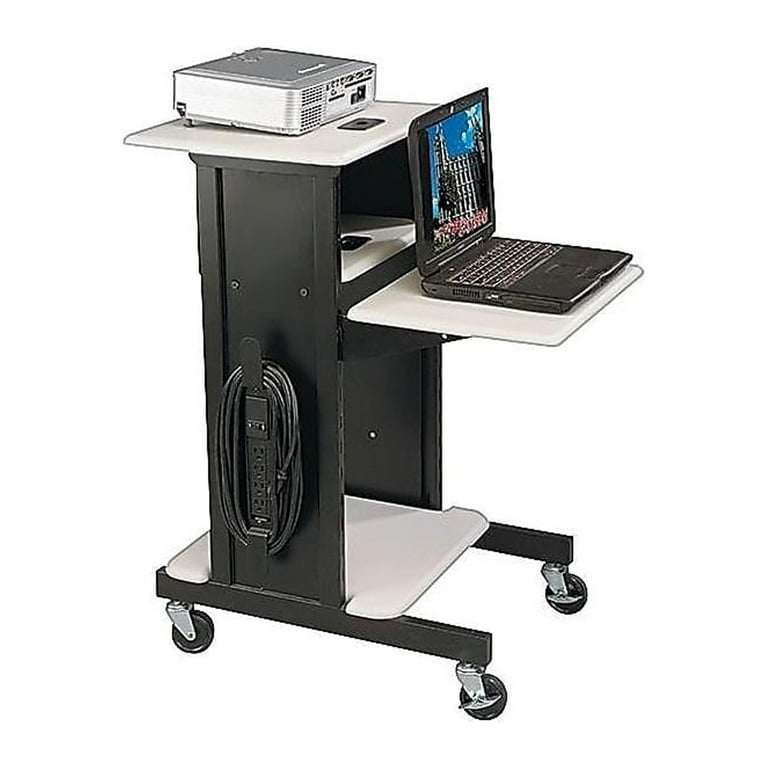 MooreCo 3-Shelf Presentation Cart - 2 x Shelf(ves) - 4.8 MooreCo 3-Shelf Presentation Cart - 2 x Shelf(ves) - 4.8