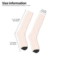 thumbnail image 5 of Fotbe Colorful Dots print Women's Men's Novelty Crew Socks Cotton Socks Knee High Socks for Walking,Running,Nurses,Pregnancy, 5 of 9